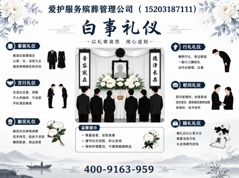 崇明区白事礼仪展示图